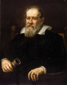 A portrate of Galileo Galilei